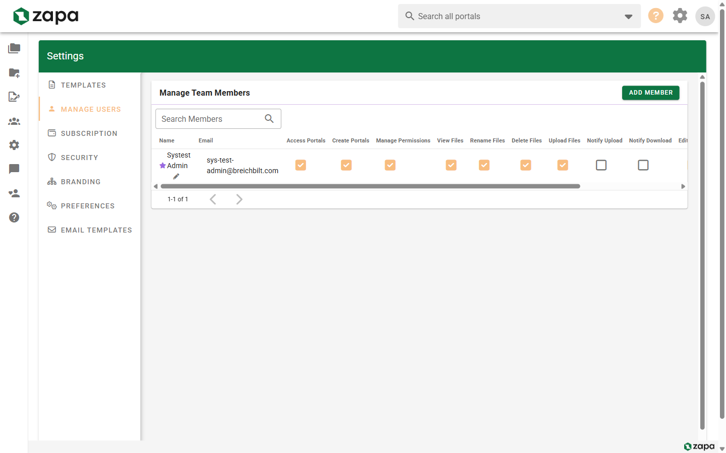 Settings Overview